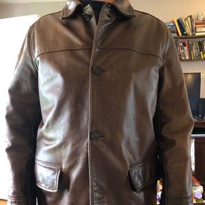 Leather JCrew jacket